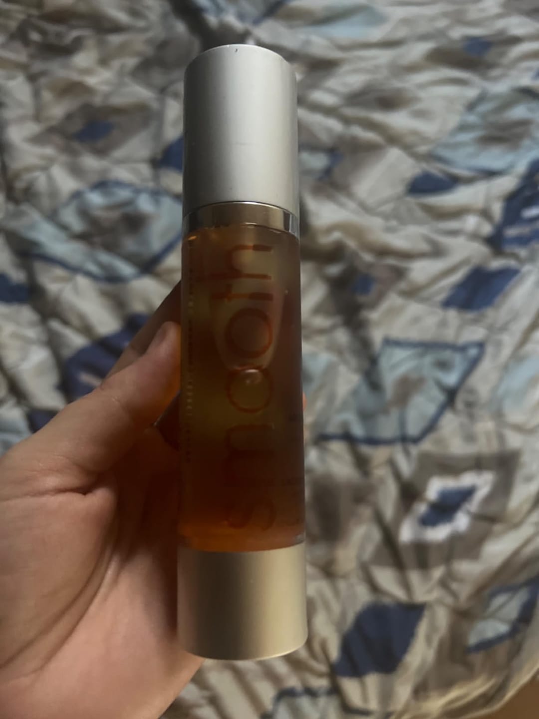 Customer photo review of KERAGEN Nourishing Argan Oil Hair Serum for Dry & Damaged Hair