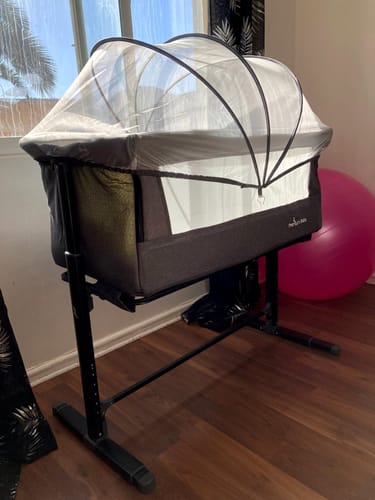 Customer photo review of Cuna Colecho Con Dispositivo de Vibración Premium Baby Mix Bebesit Gris