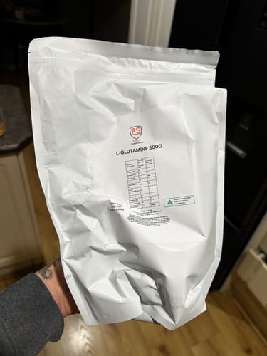 Customer photo review of L-Glutamine