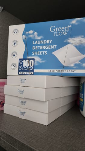 Customer photo review of דפי ניקוי כביסה