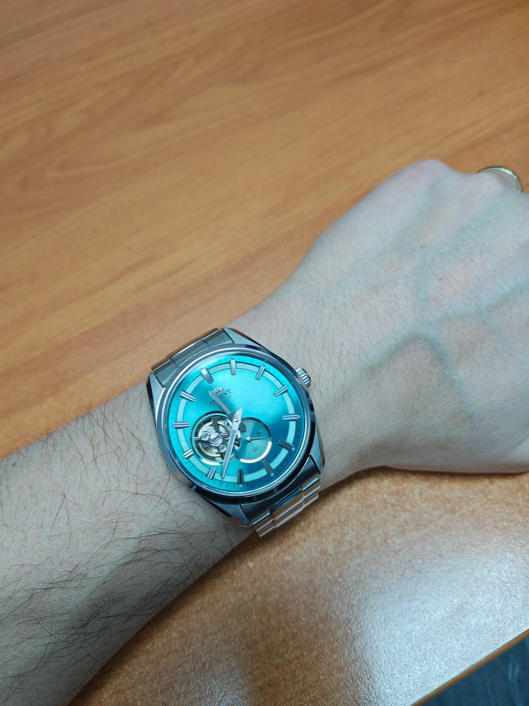 Customer photo review of Reloj Orient Automatic RA-AR0009L Open Heart 40.8 mm
