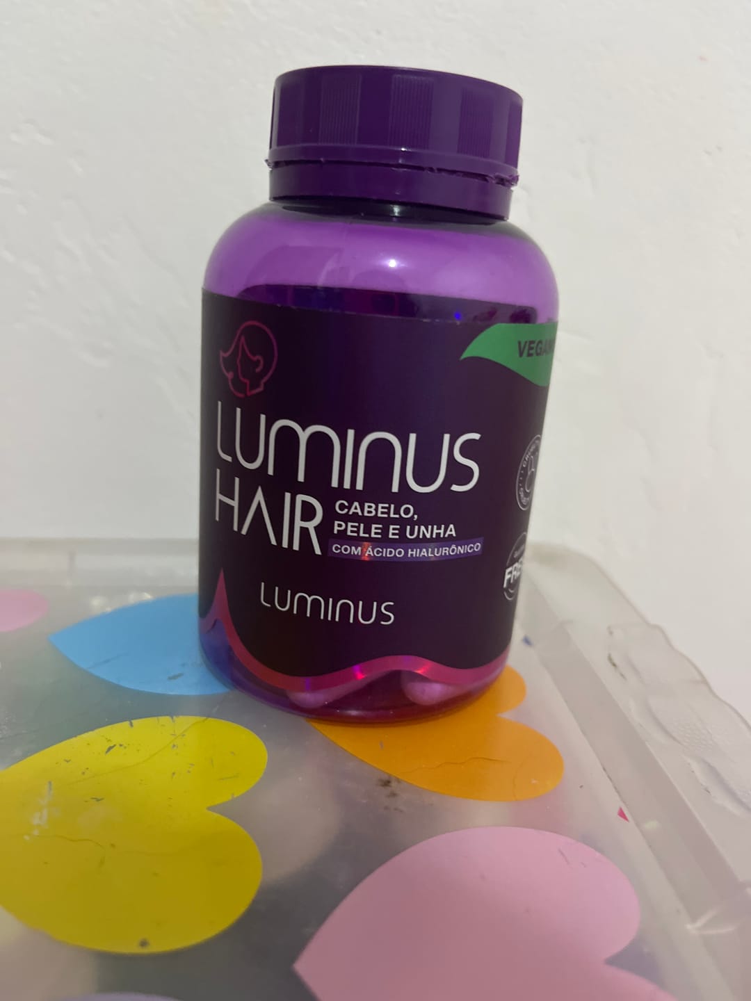 Customer photo review of Luminus Hair Caps