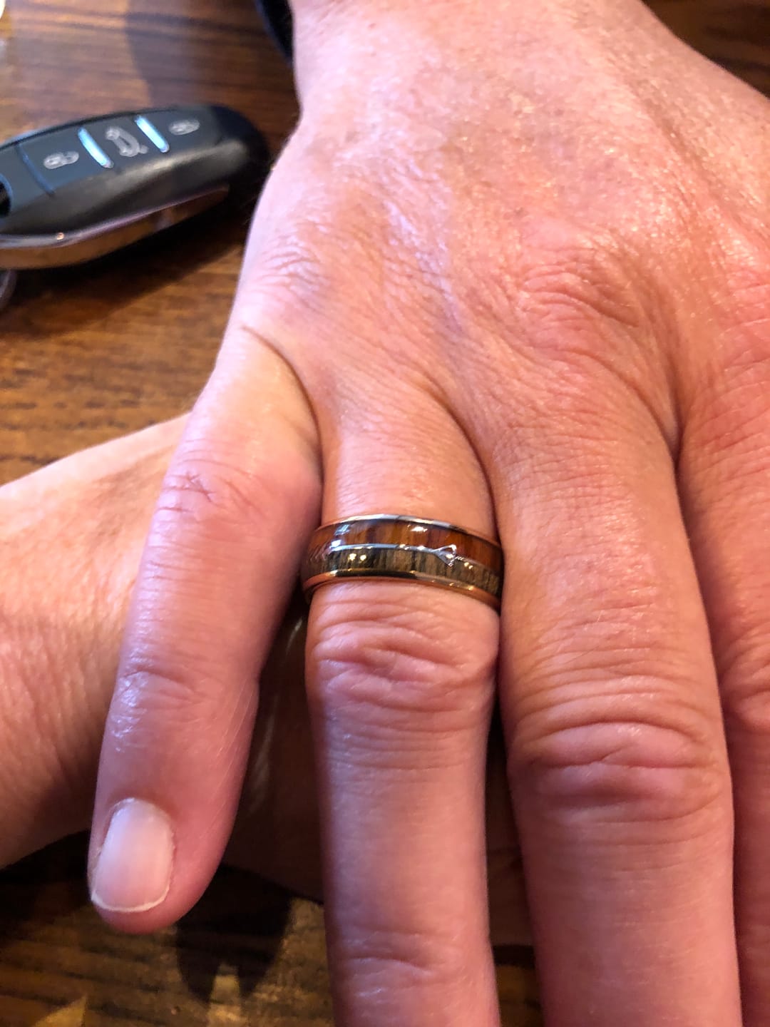 Customer photo review of Engrave Your Ring