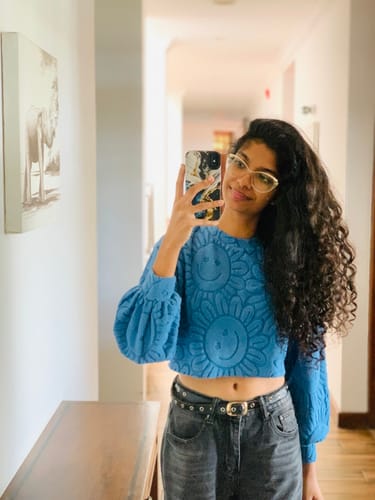 Customer photo review of Soft Petal Hug Pullover