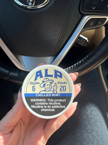 Customer photo review of Chilled Mint Nicotine Pouches