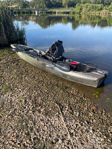 Customer photo review of Bonafide Sit/Stand SS127 Fishing Kayak