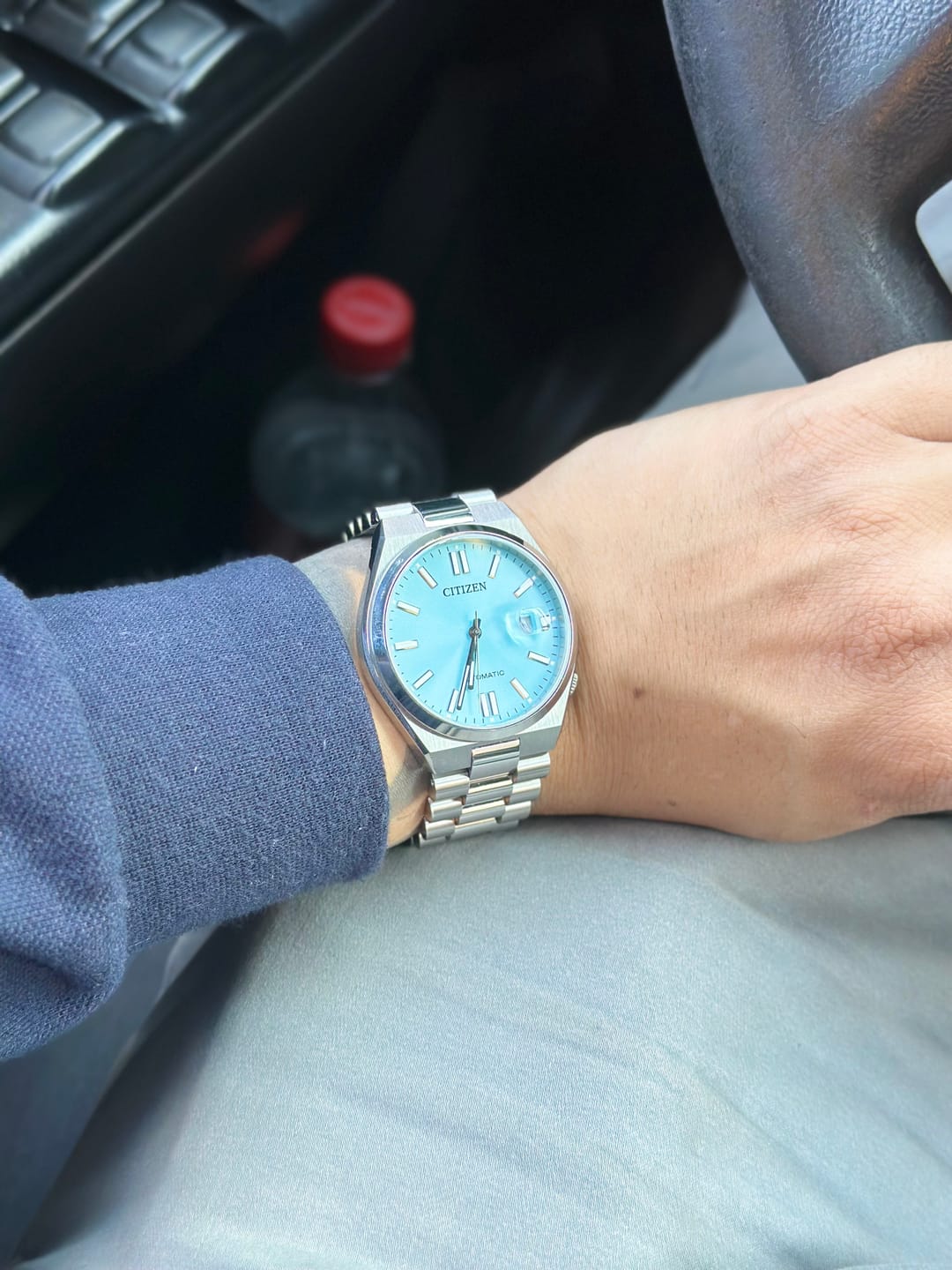 Customer photo review of Reloj Citizen Automatic NJ0151-88M Tsuyosa Sapphire Tiffany 40mm