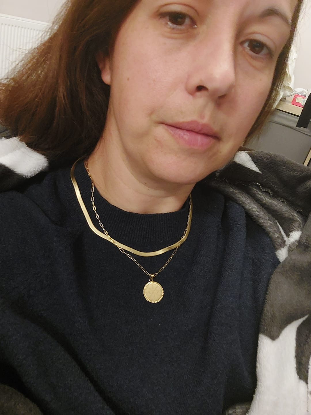Customer photo review of Essentials Snake Chain Necklace
