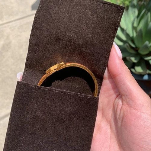 Customer photo review of H ORANGE BRACELET