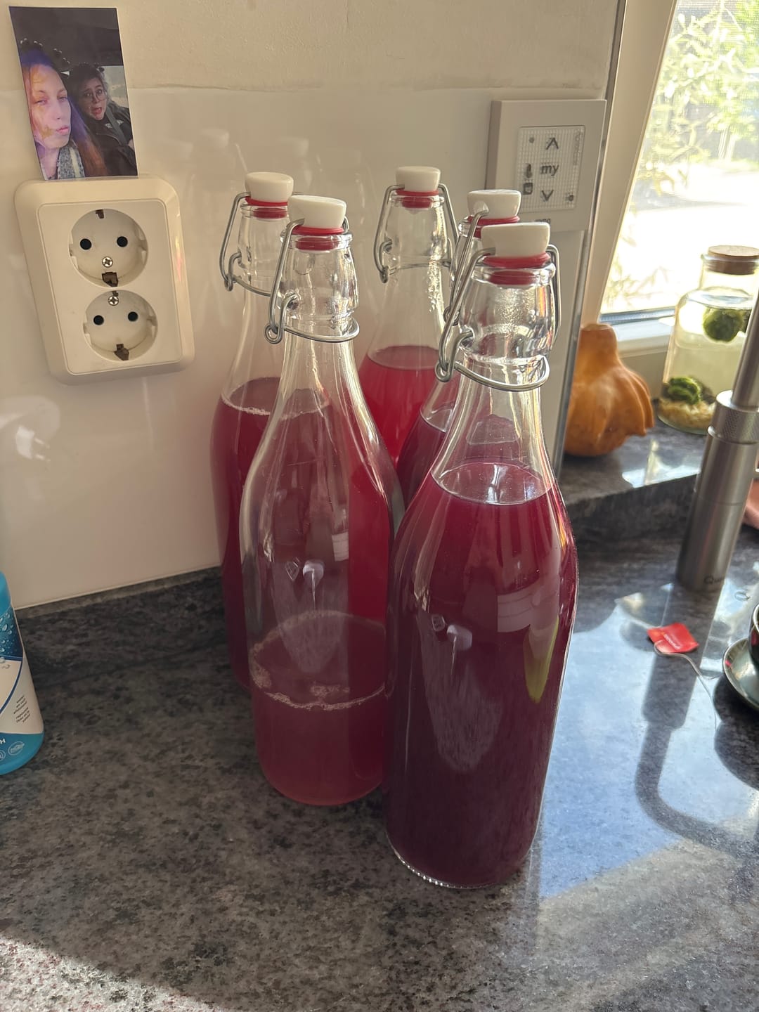 Customer photo review of Bormioli Rocco Beugelflessen / Weckflessen Giara - Transparant - 1 liter - 6 stuks