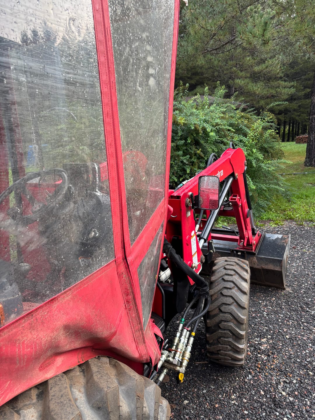 Customer photo review of 220Lbs Magnetic Side Mirrors for UTV Golf Cart Tractor Forklifts