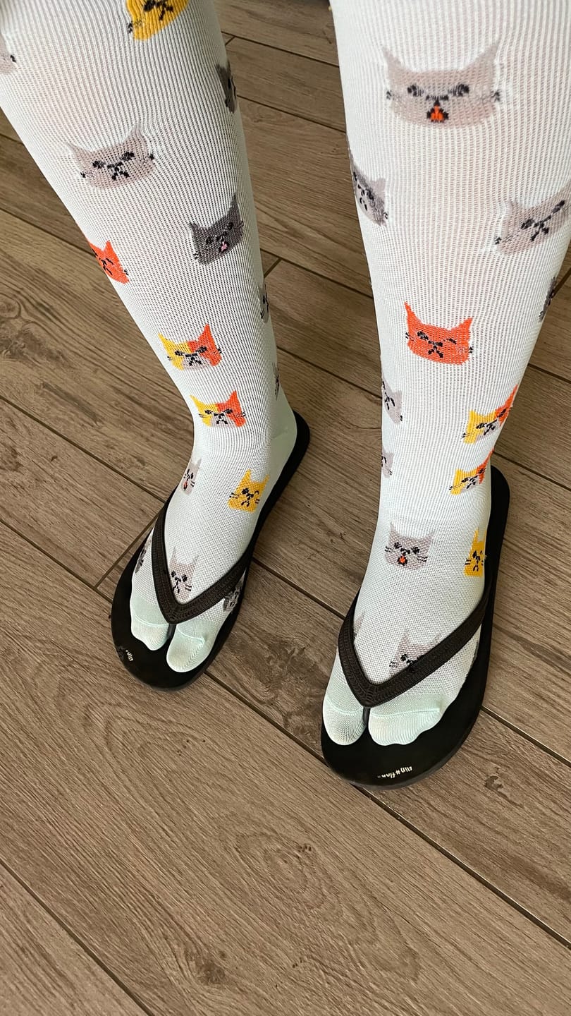 Customer photo review of Orthopädische Kompressionsstrümpfe