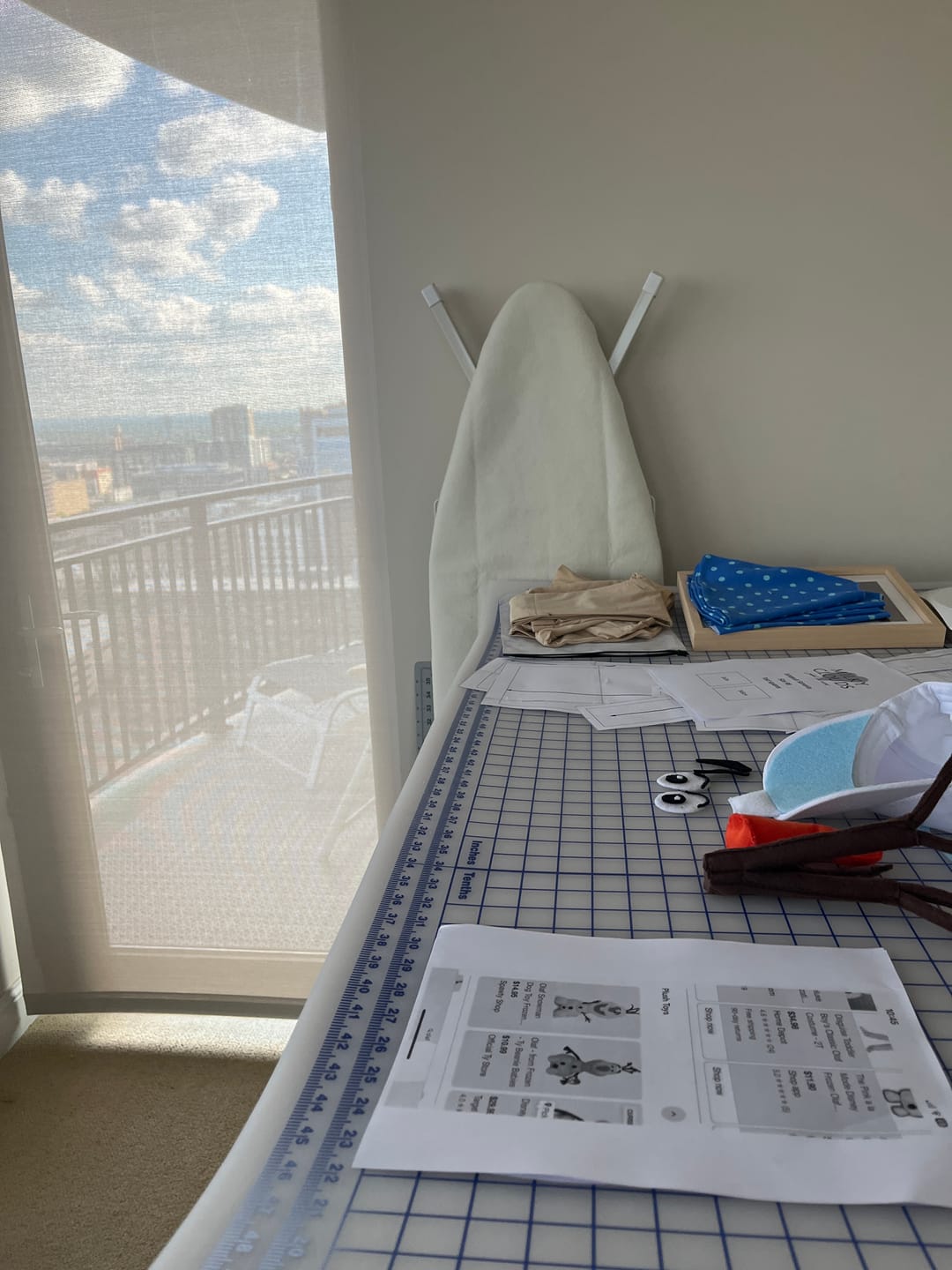 Customer photo review of Reversible Fitted Ironing Board Cover