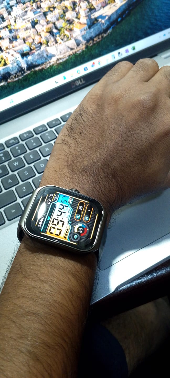 Customer photo review of Prestige Chain Smartwatch + Silicon Strap