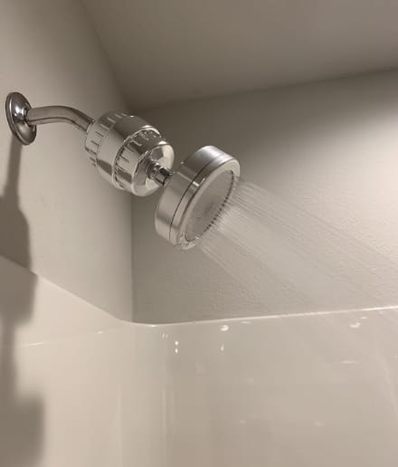 Customer photo review of XENIA FLO Shower Filter