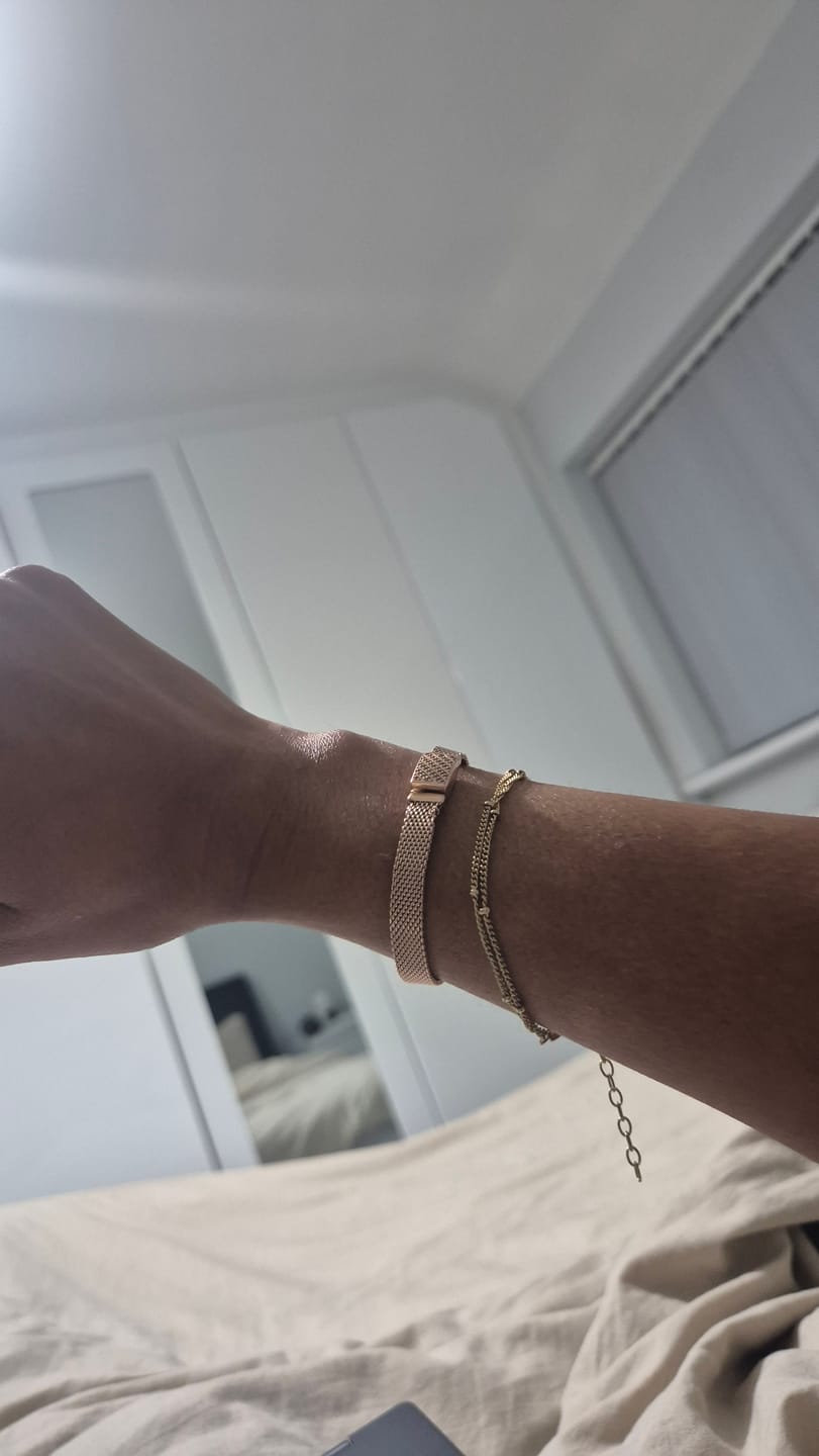 Customer photo review of Double Beaded Bracelet