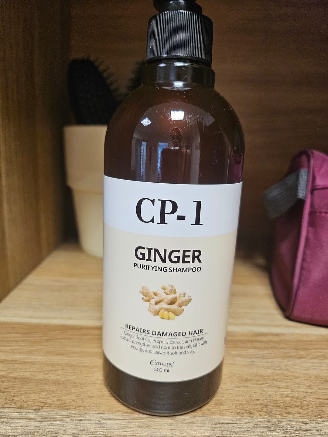 Customer photo review of Atjaunojošs šampūns matiem ar ingvera sakni CP-1 Ginger Purifying Shampoo