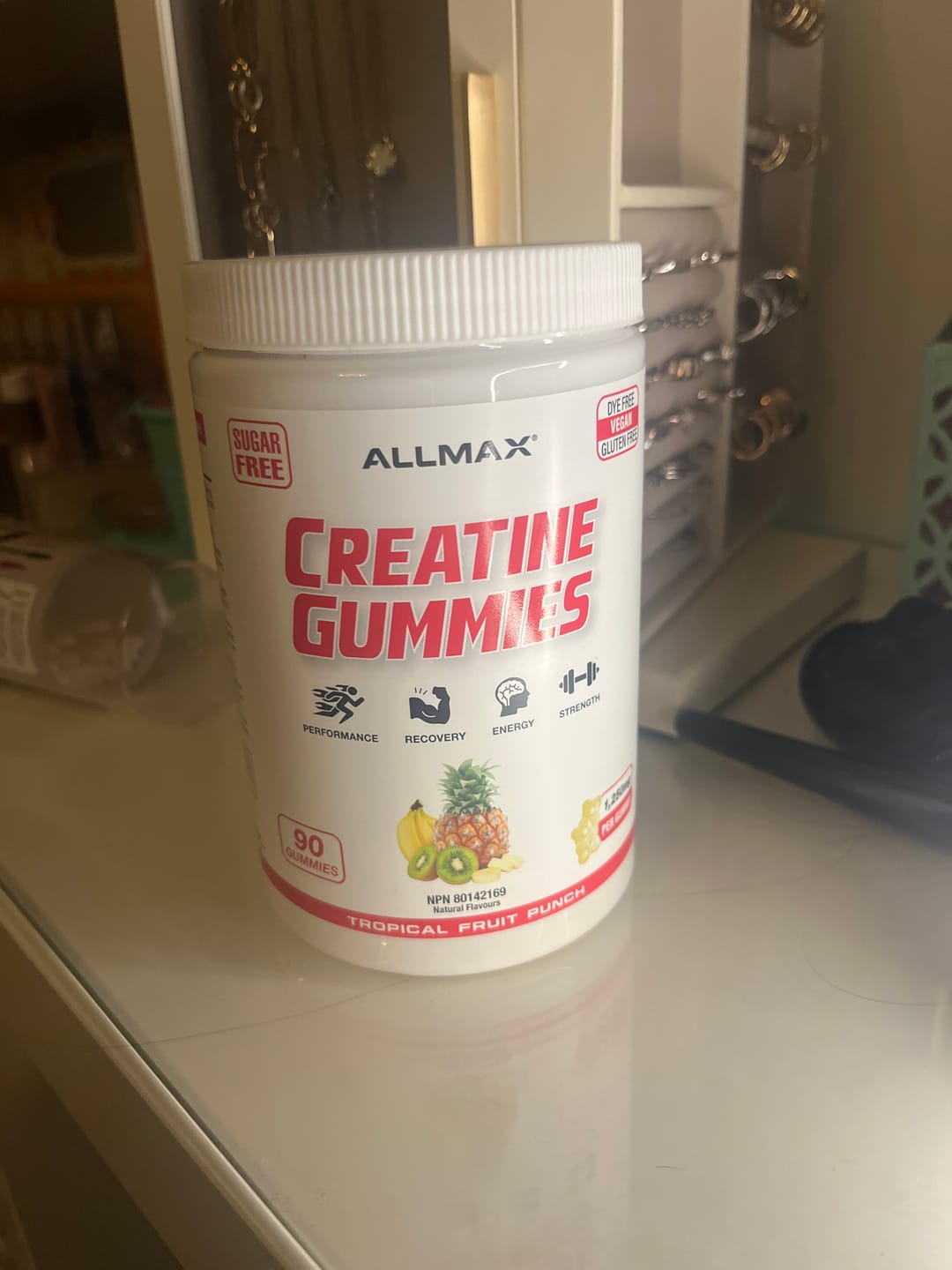 Customer photo review of Allmax - Creatine Gummies - 90 Gummies