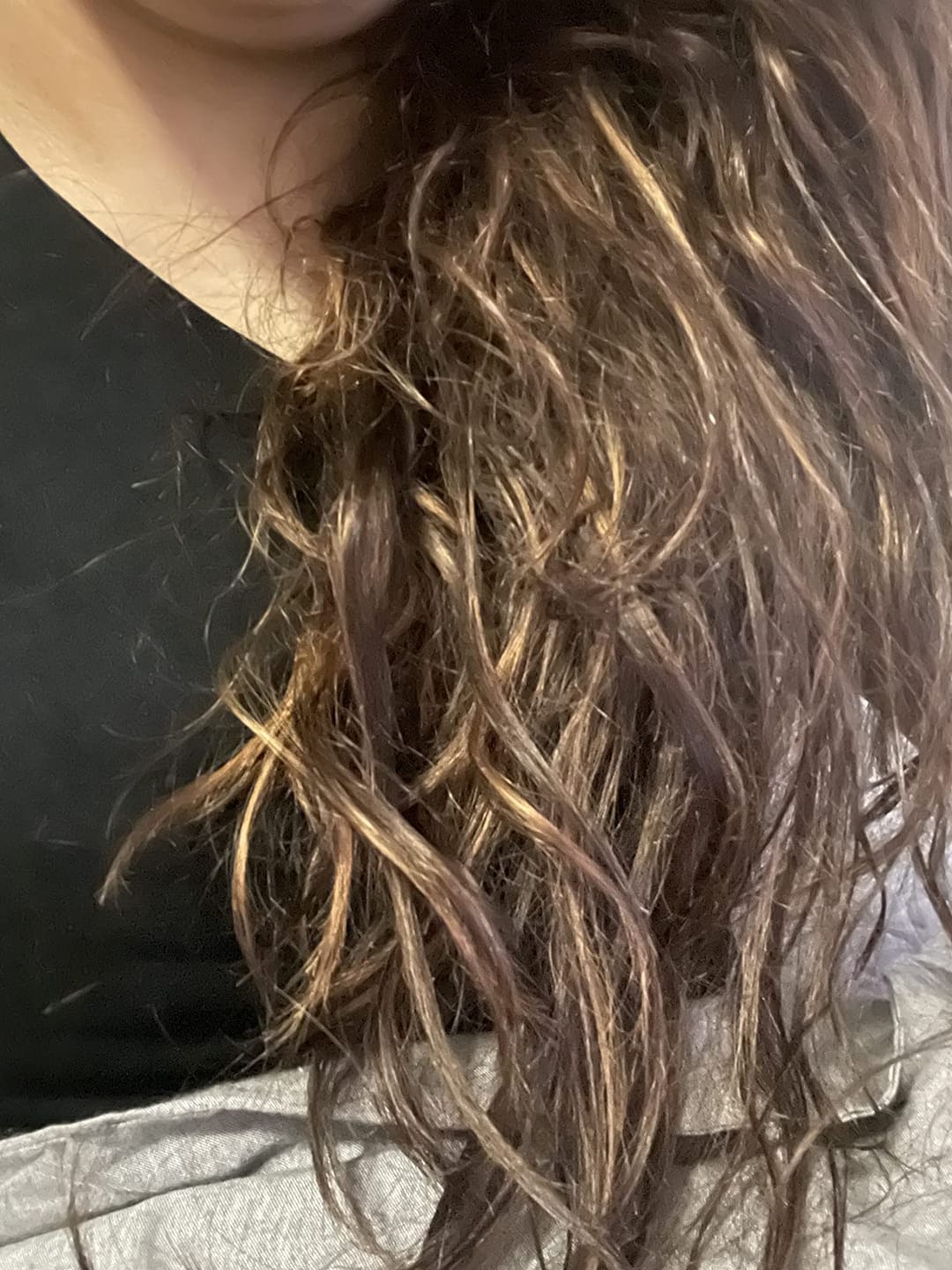 Customer photo review of KERAGEN Brazilian Keratin Smoothing Treatment Formaldehyde-Free Blowout Straightening System