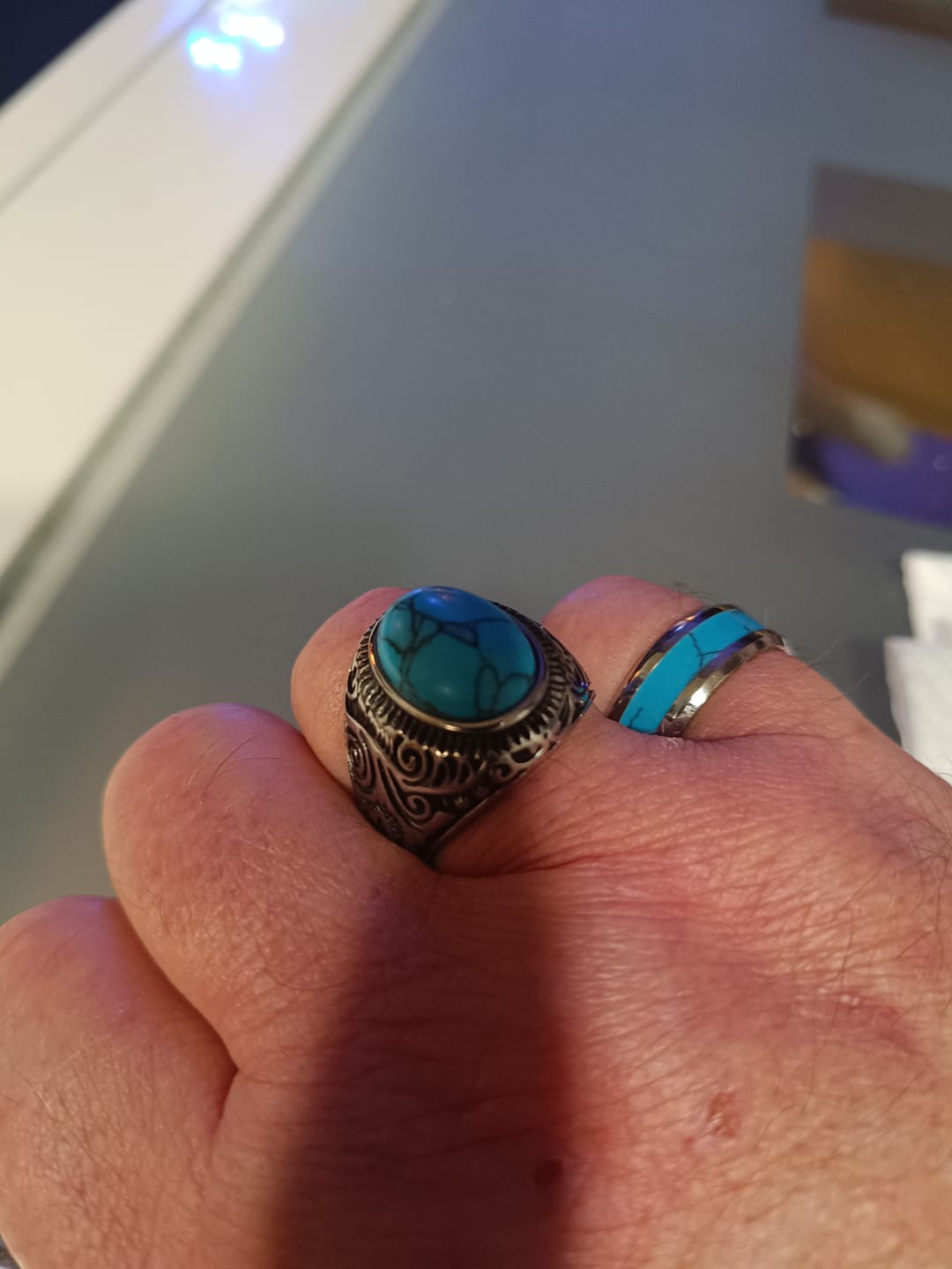 Customer photo review of BLUE EYES.