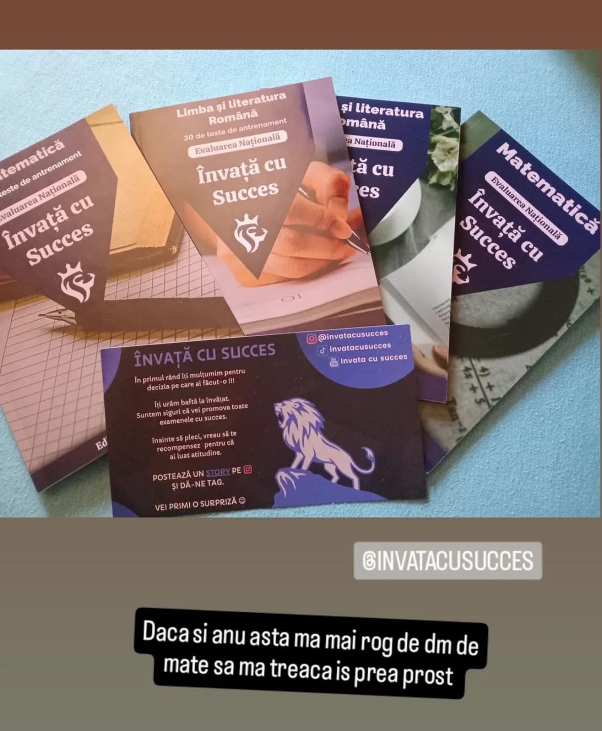 Customer photo review of Pachet Evaluare Naţională | Română  + Matematică