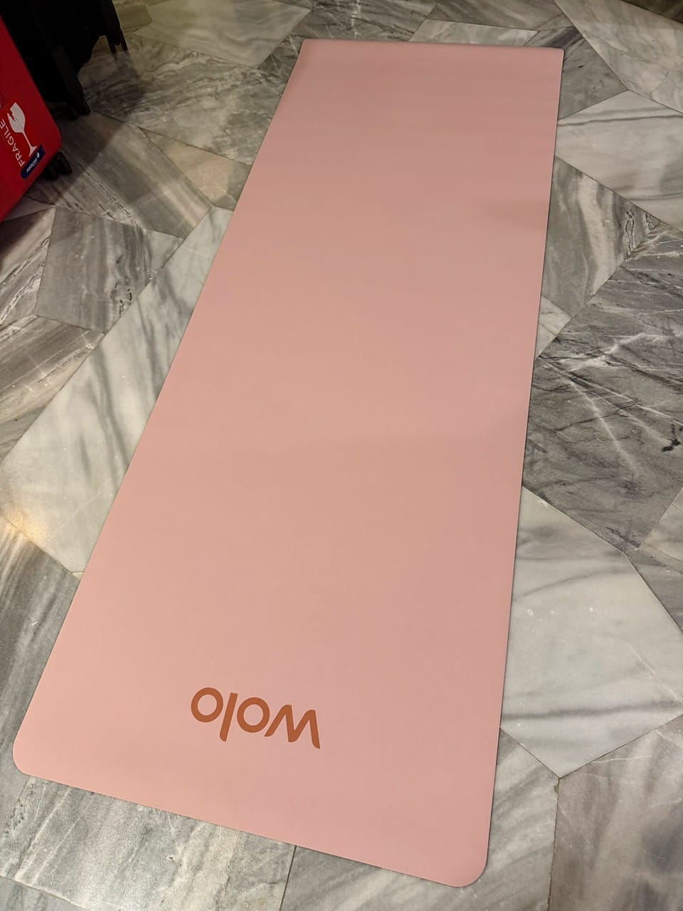 Customer photo review of Away Travel Mat 1.5mm