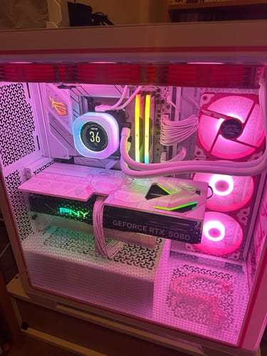 Customer photo review of Custom Design RGB GPU Backplate