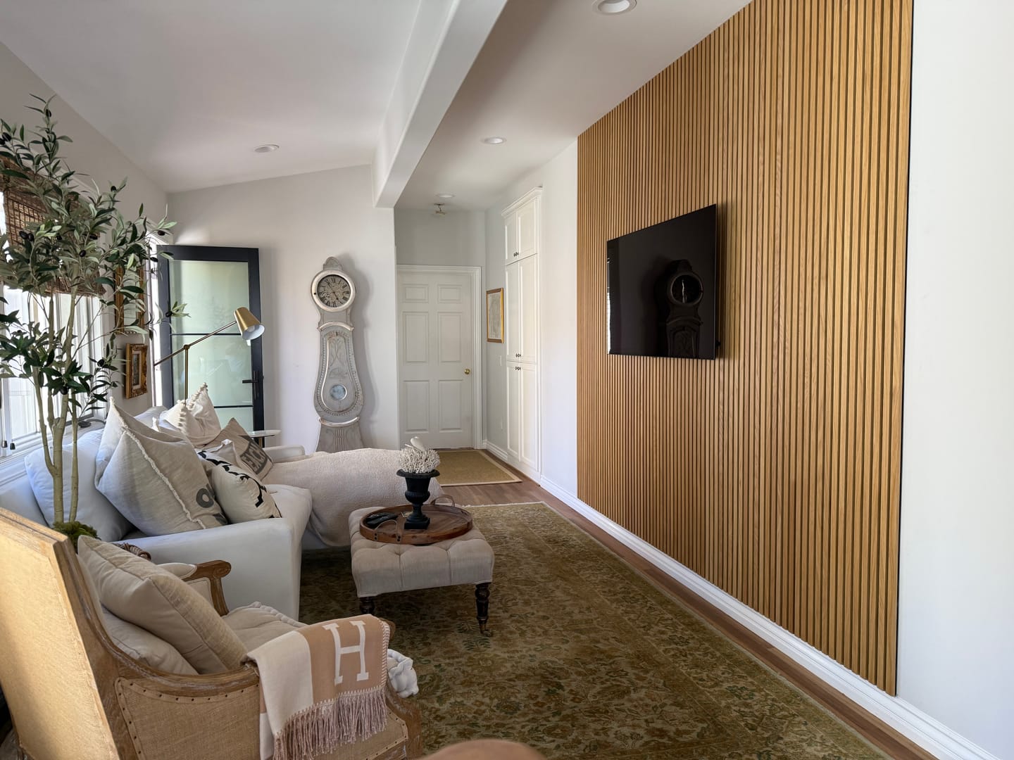 Customer photo review of Natural Oak Acoustic Slat Panels 94.5" or 118" Length