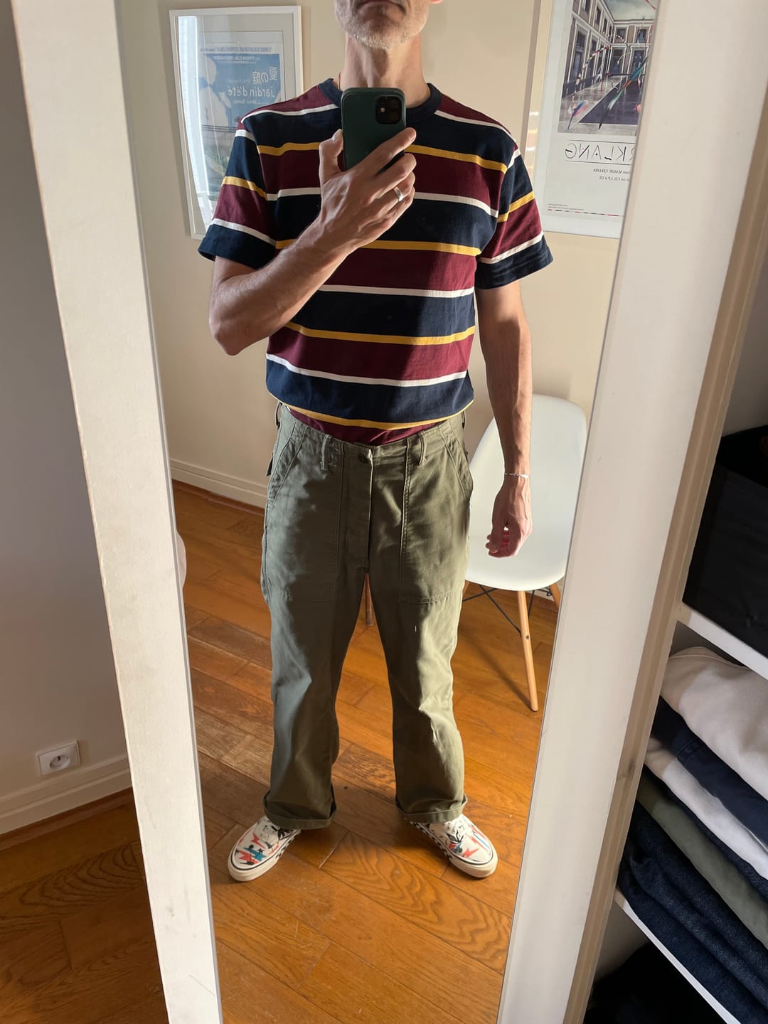 Customer photo review of Vietnam War OG-107 Utility Fatigue Pants