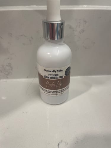 Customer photo review of Wake Up: 5% Caffeine Powered Eye Contour Serum