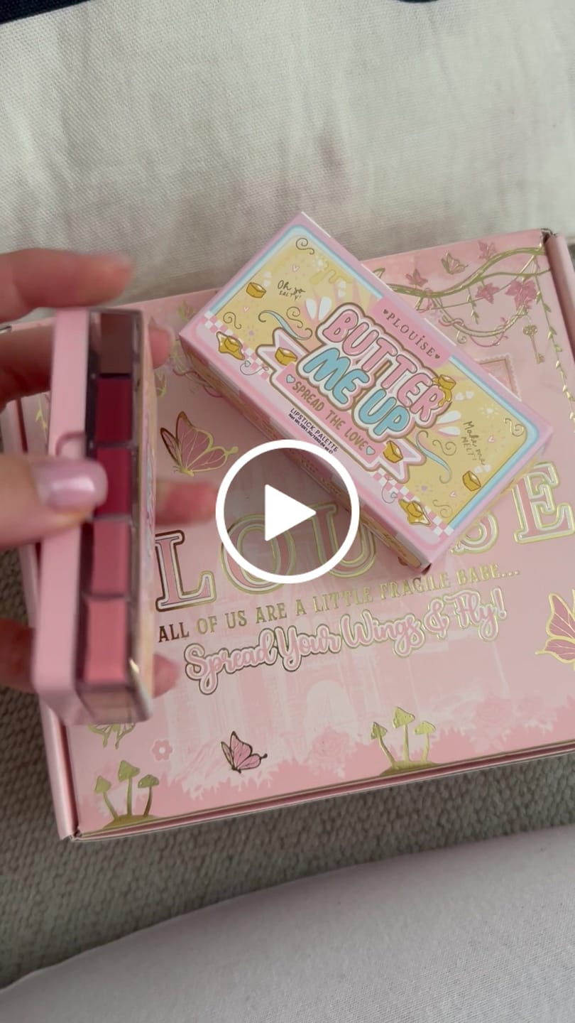 Customer video review of P. Louise Butter Me Up Lipstick Palettes