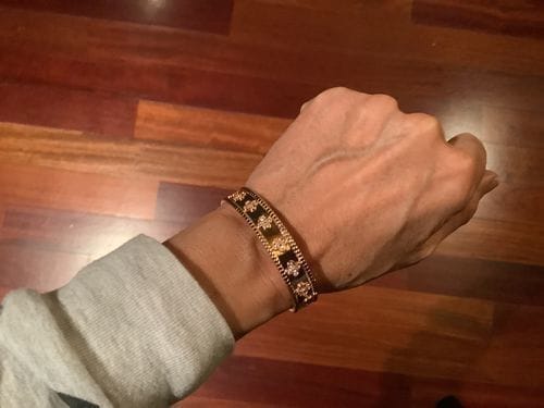 Customer photo review of PERLEE BRACELET 8MM DIAMONDS