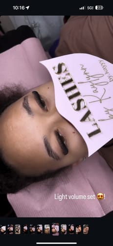 Customer photo review of Cashmere Lashes - 0.03MM