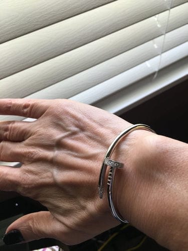 Customer photo review of JUSTE BRACELET 3.5MM ALL DIAMONDS
