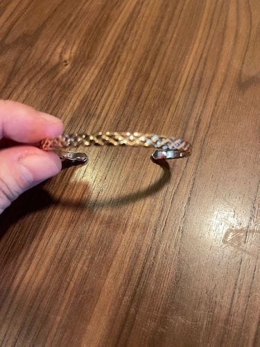 Customer photo review of CRUSH BRACELET OPEN CUFF 2 DIAMOND