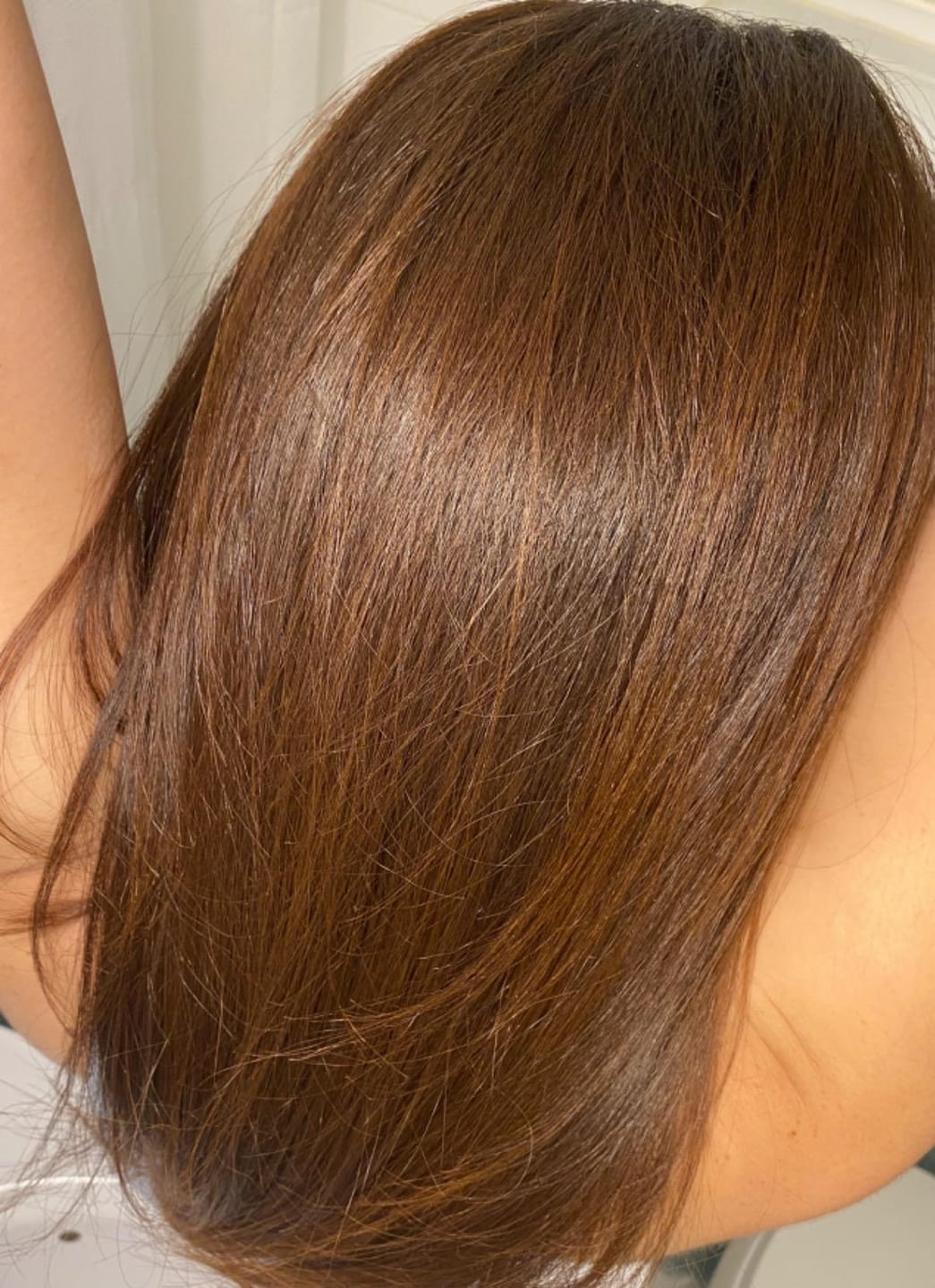 Customer photo review of KERAGEN Smoothing Shampoo & Conditioner - Keratin & Collagen Infused Frizz Control System