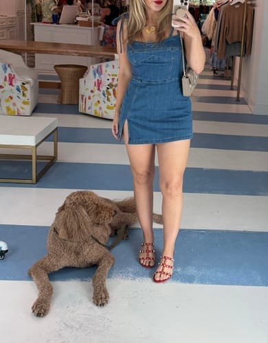 Customer photo review of Valentino Rockstud Slide Sandal Leather 239516