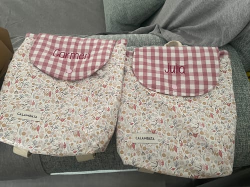 Customer photo review of Mochila infantil Oli