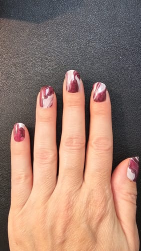 Grit K. review of UV Gel: Raspberry Marble image 1 out of 1