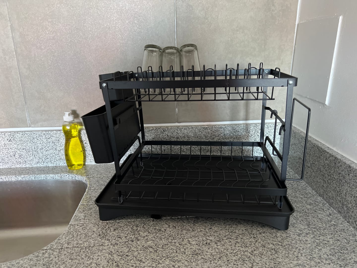 Customer photo review of Escurridor De Platos 2 Niveles Secaplatos Multifuncional