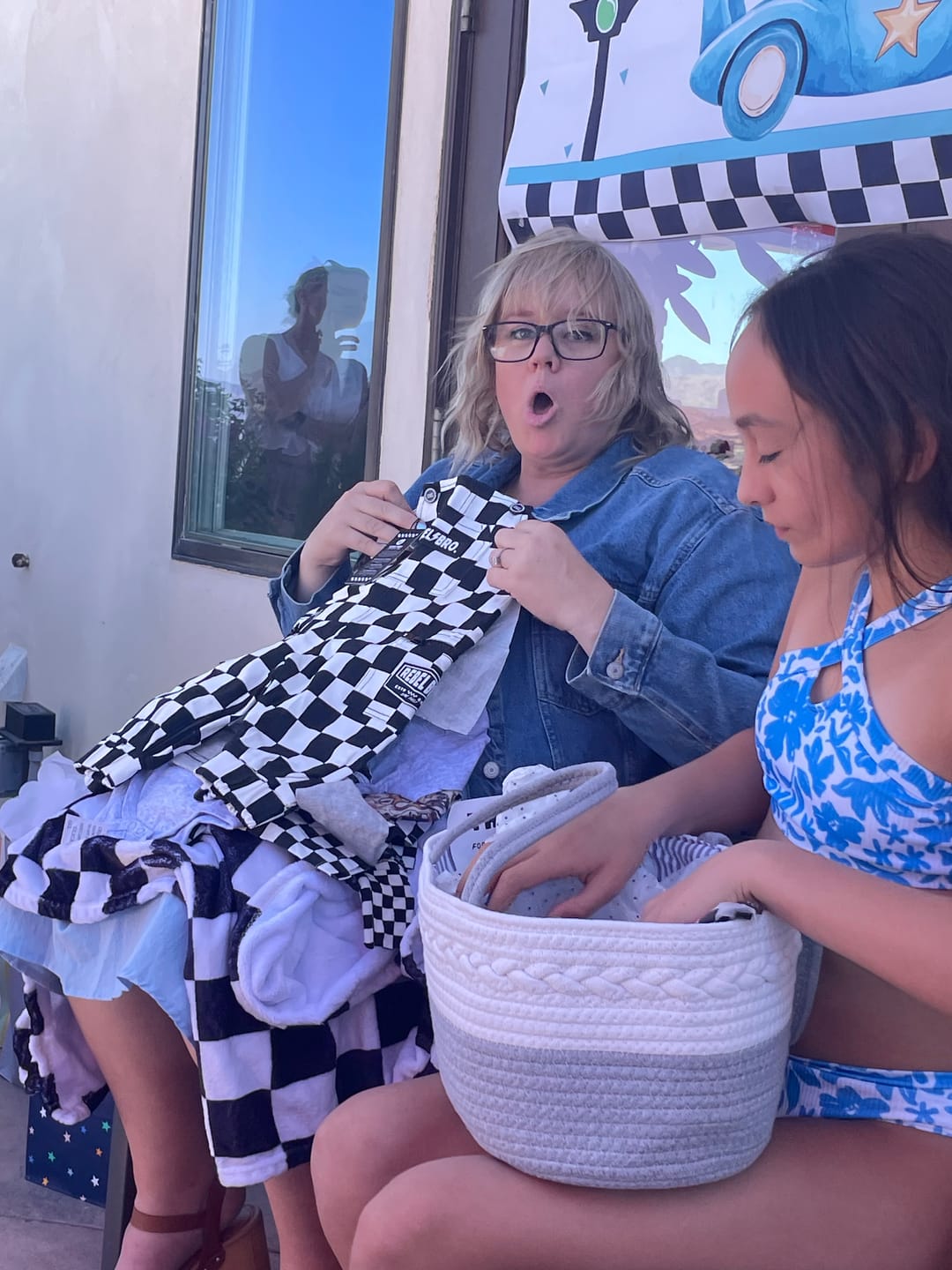 Customer photo review of Overalls in Venice (Checkered)
