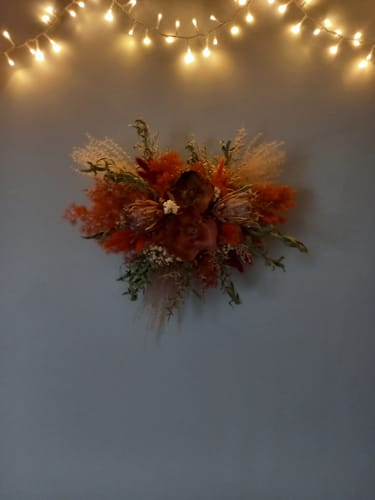 Customer photo review of Russet Bloom Wall Arrangement