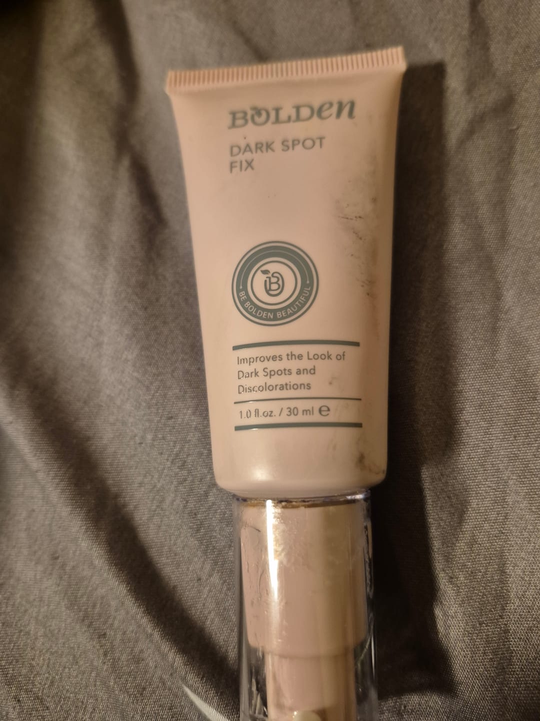 Customer photo review of Bolden Dark Spot Fix | Face Serum for Dark Spots and Hyperpigmentation