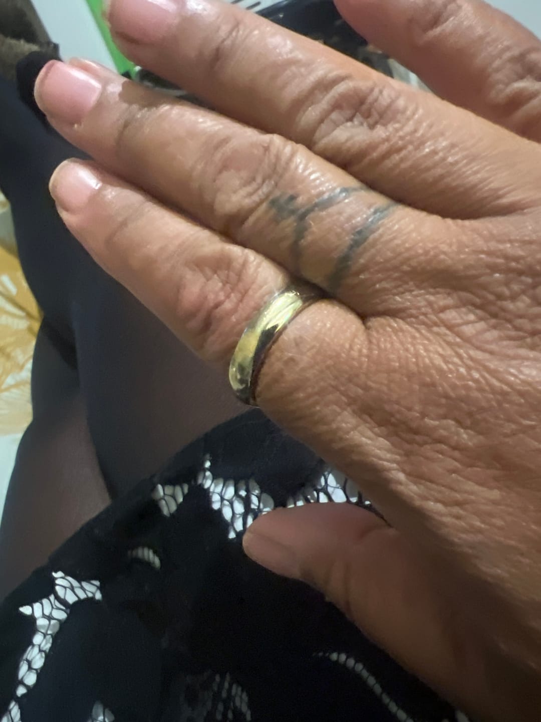 Customer photo review of Classic Stacking Ring