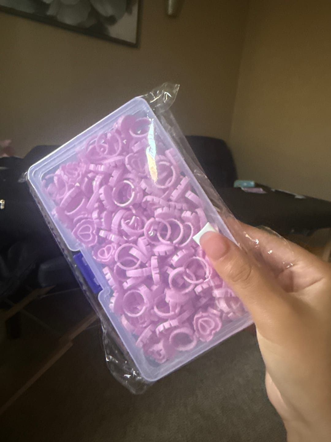 Customer photo review of 100PC Heart-Shaped Ring Cup