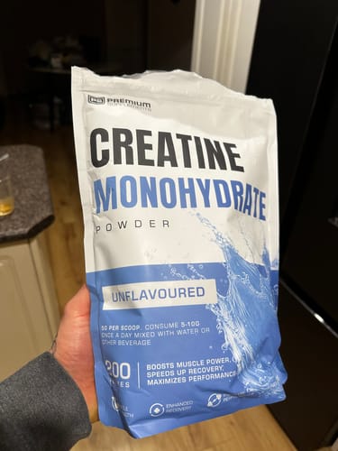 Customer photo review of Micronised Creatine Monohydrate