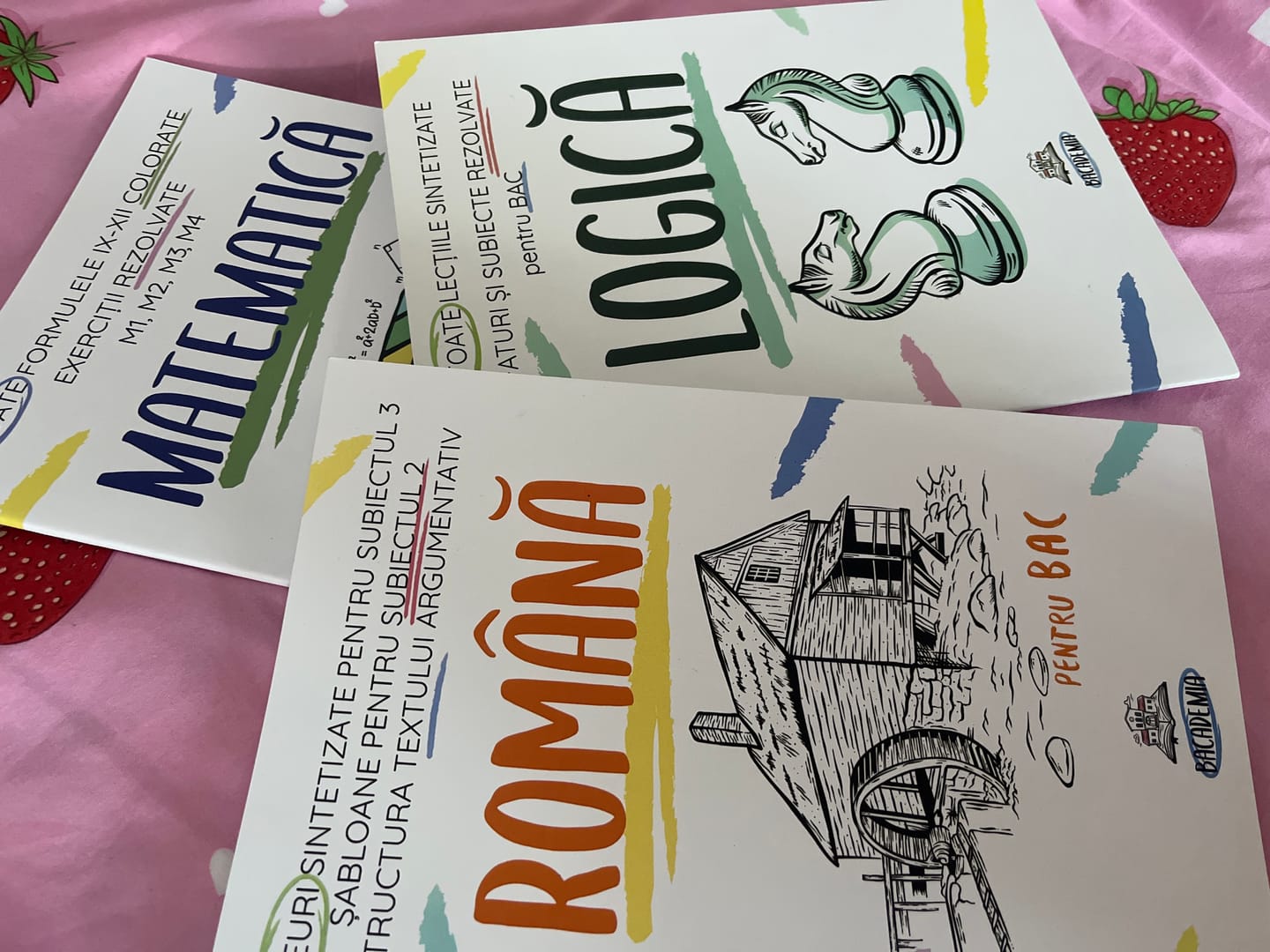 Customer photo review of Pachet Bacalaureat (Română + Matematică + Logică) Bacademia