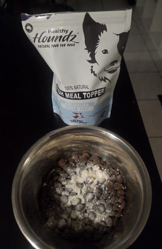 Customer photo review of Australia's Best Natural Ocean Fish Meal Topper + Scoop