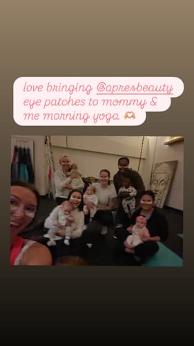 Customer photo review of Lift + Restore Collagen Eye Masks