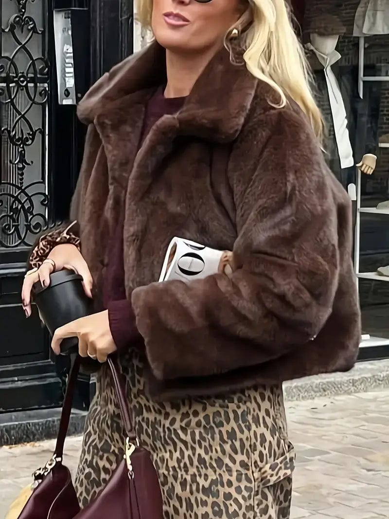 Customer photo review of Mia Faux Fur Jacket